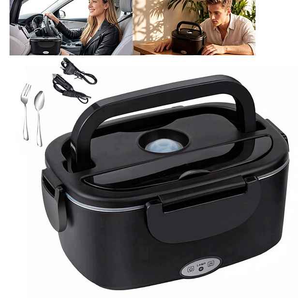 Elektrický Obědový Box 60 W 1.5 L 12 V 24 V 220 V Pro Nákladní Automobil Do Domu