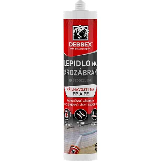 Lepidlo na parozábrany Den Braven 310 ml
