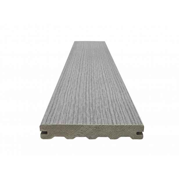 Prkno terasové dřevoplastové WOODPLASTIC FOREST PREMIUM inox