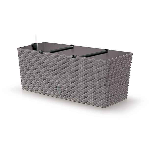 Prosperplast Truhlík RATAN CASE mocca, varianta 51,4 cm