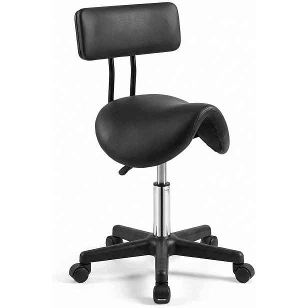 Songmics Ergonomická sedlová stolička s nastavitelnou výškou