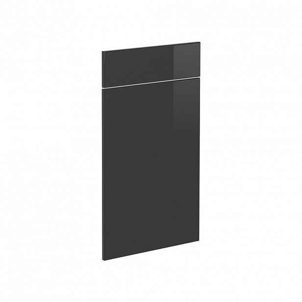Vicco KUCHYŇSKÁ DVÍŘKA R-Line Antracitový vysoký lesk 39.6 x 70.8 cm nábytková čela pro spodní skříňku se zásuvkami