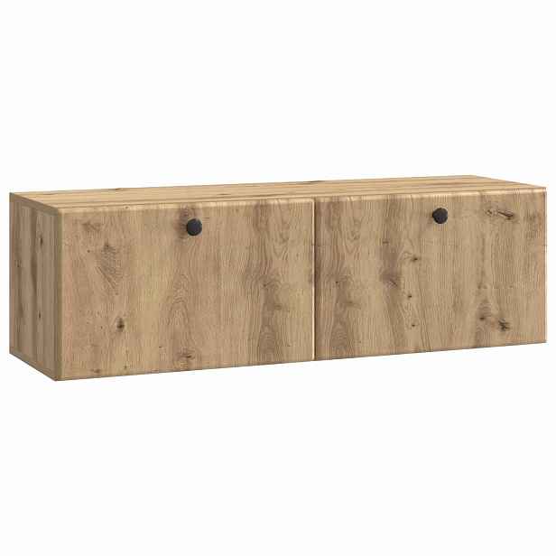 vidaXL Nástěnná TV skříň 98 x 31 x 30 cm Dub artisan Kompozitní dřevo