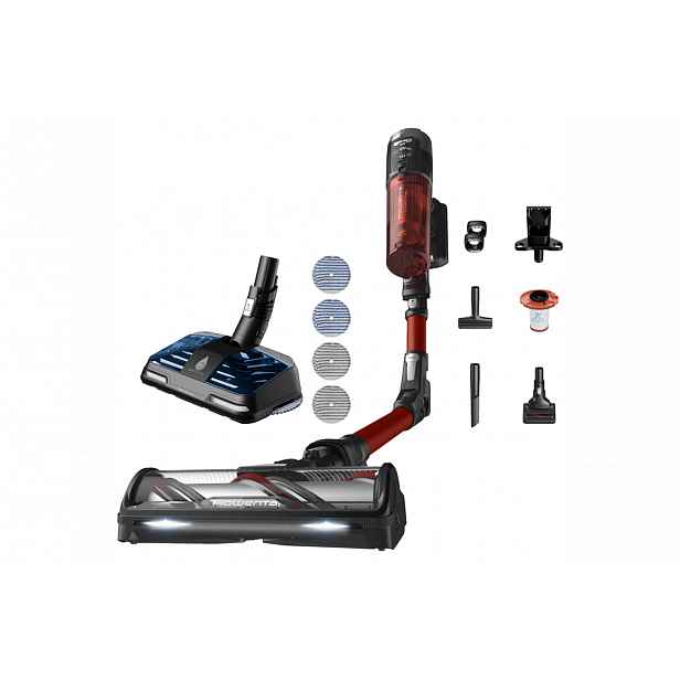 Akční set tyčový vysavač Rowenta X-Force Flex 13.60 Animal a příslušenství mopovací hlavice