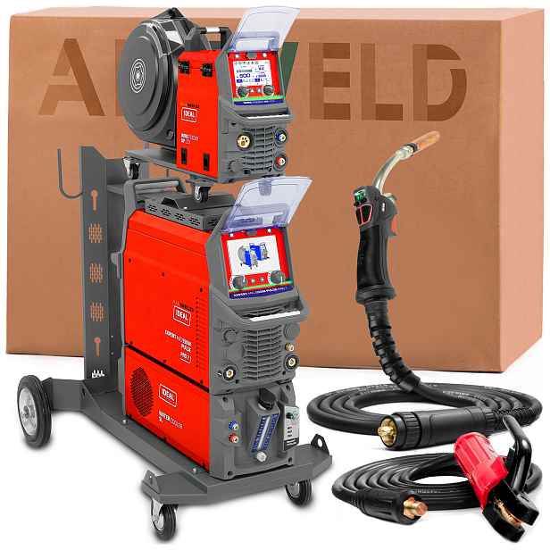 Svařovací Stroj Ideal Expert Mig 550W Pulse PRO7 LCD 400V 500A Synergie Mma Tig