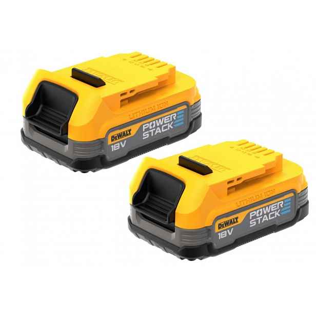 DeWALT - 18V Akumulátor POWERSTACK 1,7 Ah, 2 kusy DCBP034E2
