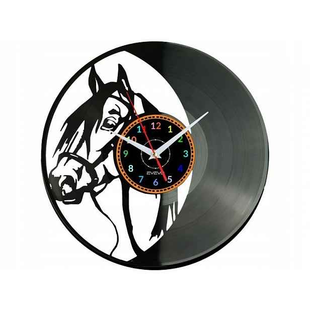 Kůň Nástěnné hodiny Vinylová deska Moderní dekorativní jako Dárek k narozeninám