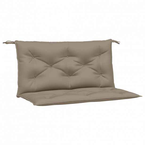 vidaXL Podušky na zahradní lavici 2ks taupe 100x50x3cm oxfordská látka
