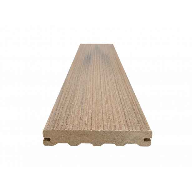 Prkno terasové dřevoplastové WOODPLASTIC FOREST PLUS PREMIUM teak
