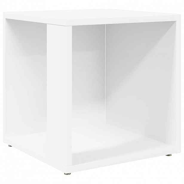 vidaXL Odkládací stolky 33 x 33 x 34 cm Engineered wood Bílá