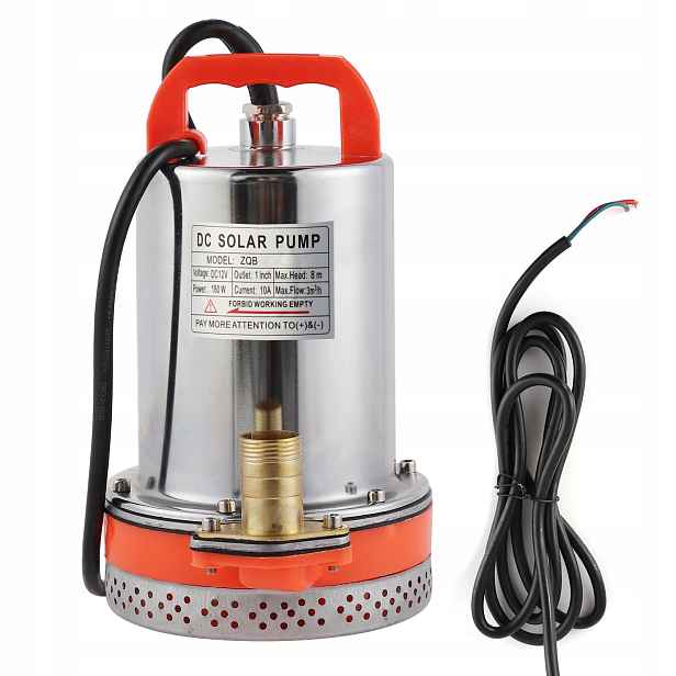 Ponorné Čerpadlo Na Baterii 3000 l/h 180W 12V, výtlak 2,1 m