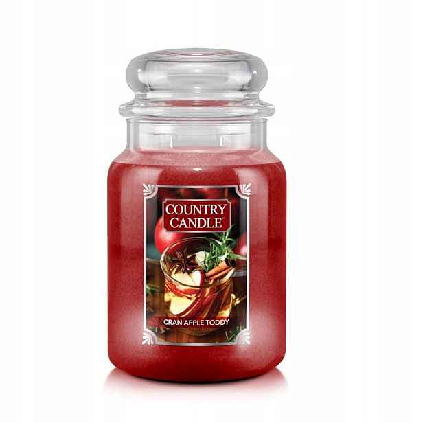 Velká svíčka Cran pro Apple Toddy Country Candle