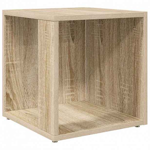 vidaXL Odkládací stolky 33 x 33 x 34 cm Engineered wood Dub sonoma