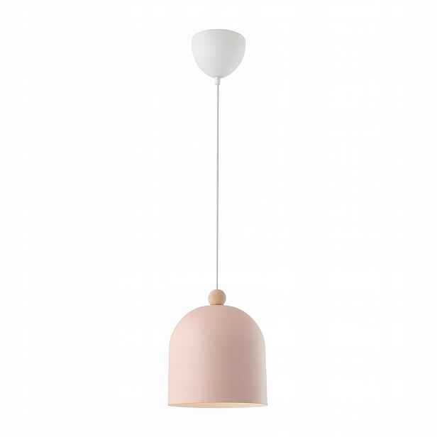 Závěsná lampa Gaston Růžová Dřevo 1xE27 40W Regulace Obývací pokoj Nordlux