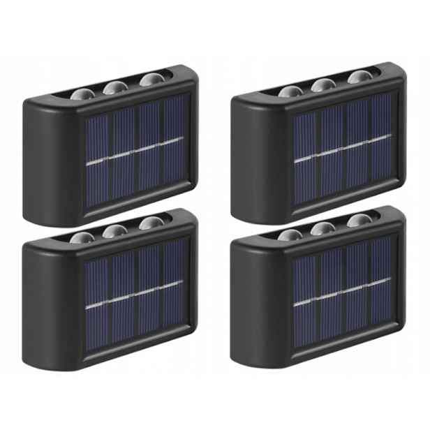 4x vodotěsná Led lampa na fasádu a stěnu