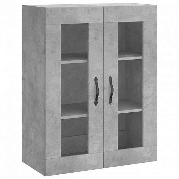 vidaXL Nástěnná skříňka betonově šedá 69,5x34x90 cm kompozitní dřevo