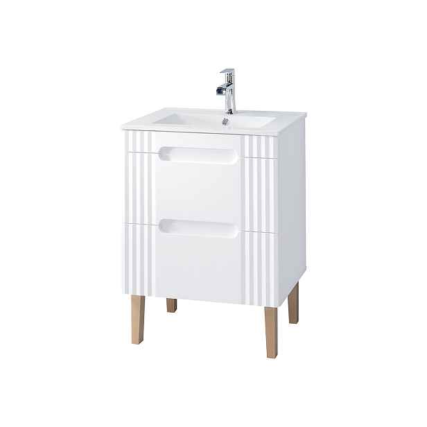 ArtCom Koupelnová skříňka s umyvadlem FIJI White U60/1 | 60 cm
