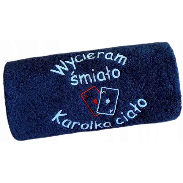 Dárek pro milovníka pokeru, vtipný Ručník S Kartami jméno