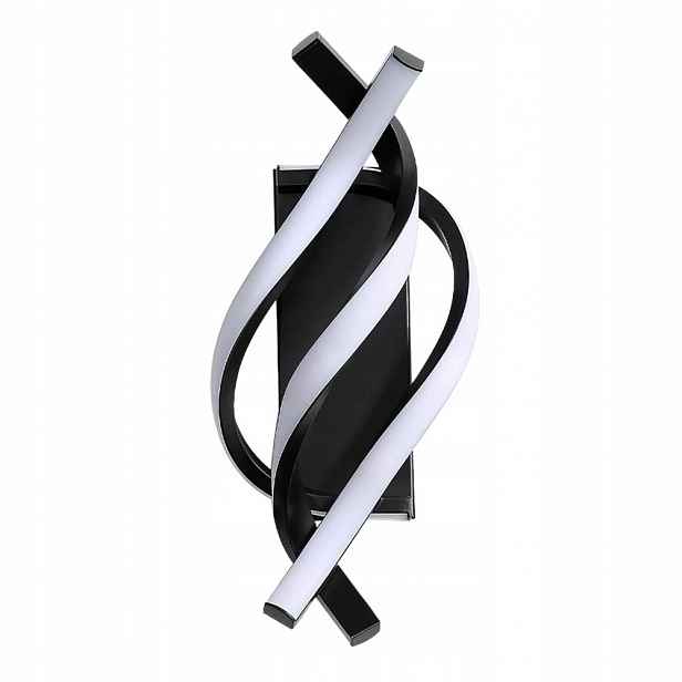 Nástěnná Lampa Černá Moderní Led Nástěnná Lampa 18W 3 Barvy Do Pokoje