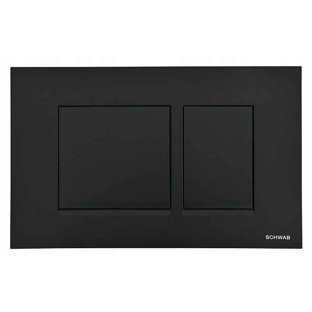 Schwab Splachovací tlačítko Ceres Wc černé matné P67-0190-0250