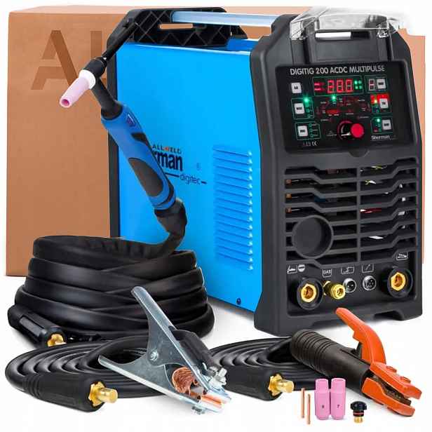 Svařovací Stroj Sherman Digitig 200 Ac DC Hf Puls Mma 230V 200A Bodové Svařování