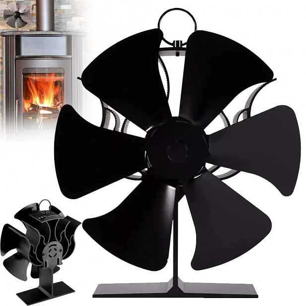 Krbový Ventilátor Termoelektrický Větráček Napájený Teplem Turbína