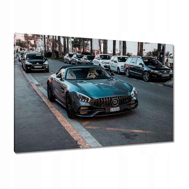 Obrazy 120x80 Černé auto Bentley
