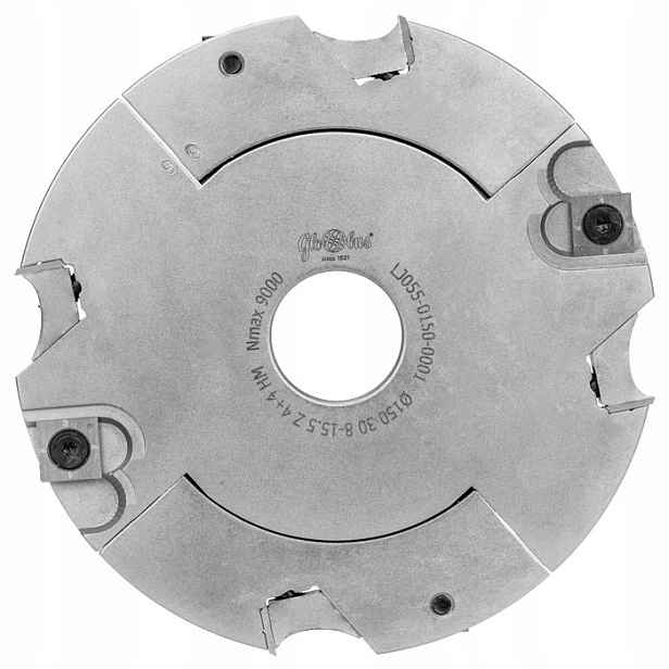 Globus Regulovatelná Hlava Pro Drážkování 150x30x8-15,5/4z Ocelová Řezačka
