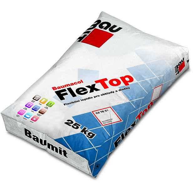 Lepidlo cementové C2TE S1 Baumit Baumacol FlexTop 25 kg