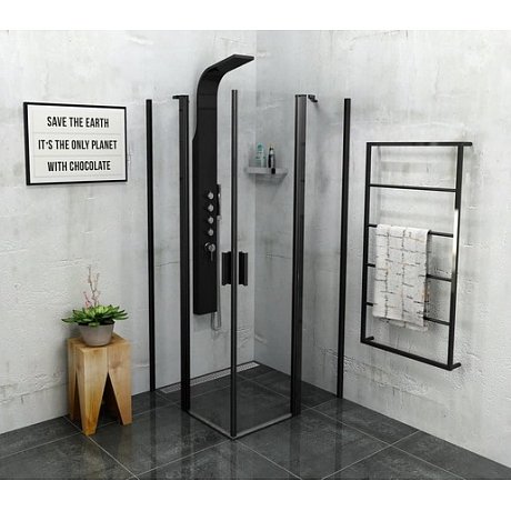Sprchový kout čtverec 90x90x200 cm Polysan Zoom chrom lesklý ZL5415B