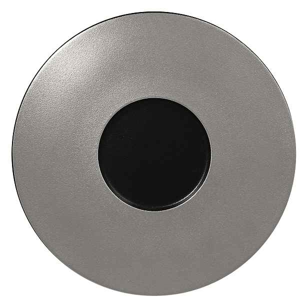 Talíř plochý gourmet stříbrný 29 cm Metalfusion Rak Porcelain