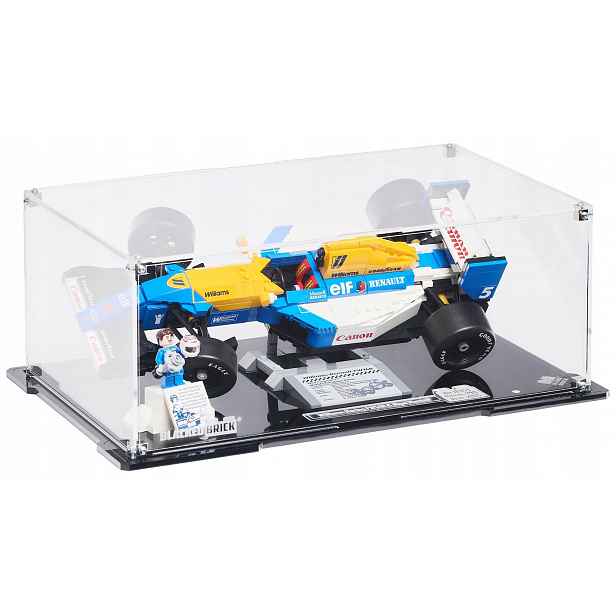 Blacked Brick vitrína pro Lego 10353 Icons Williams Racing a Nigel Mansell