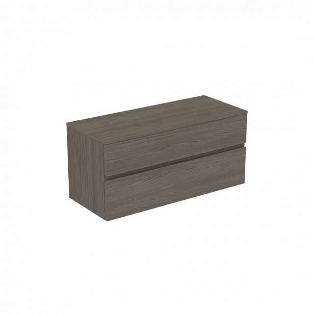 Ideal Standard Finesse - Umyvadlová skříňka, 120x51x56 cm, 2 zásuvky, Dark Elm E3431UR