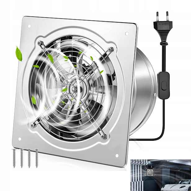 150 mm nástěnný axiální ventilátor fi Tichý Výkonný