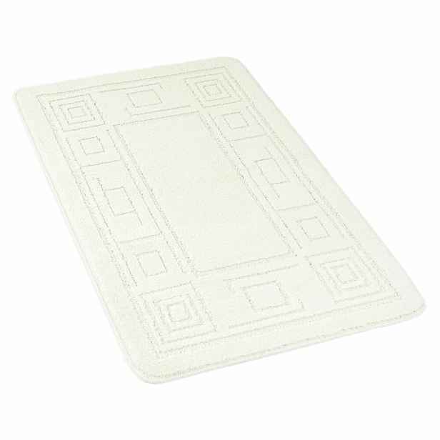Kvalitex Koupelnová předložka Ornament smetanová, 60 x 100 cm