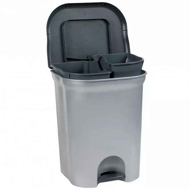 Odpadkový koš Step&Close Duo 2X11L
