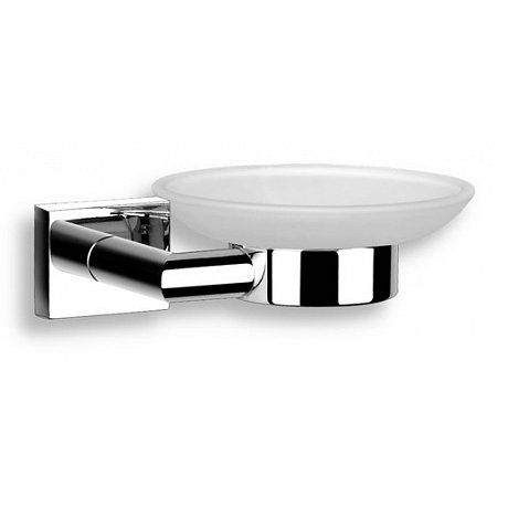 Mýdlenka Novaservis Elis x14,5 cm chrom 66436,0 - NOVASERVIS Mýdlenka sklo Titania Elis chrom