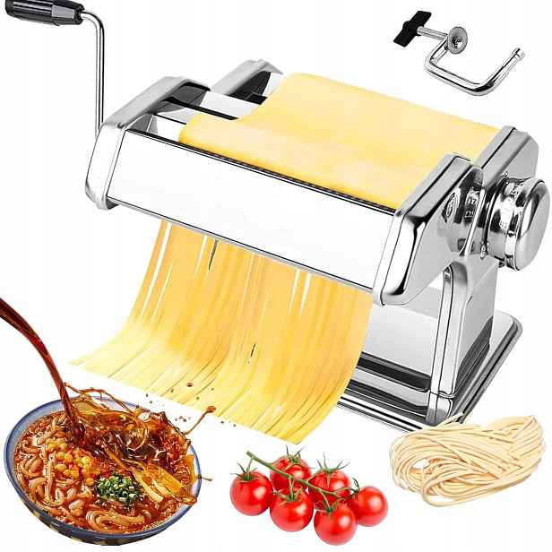 Ocelový strojek na těstoviny Lasagne Spaghetti Linguine 2v1