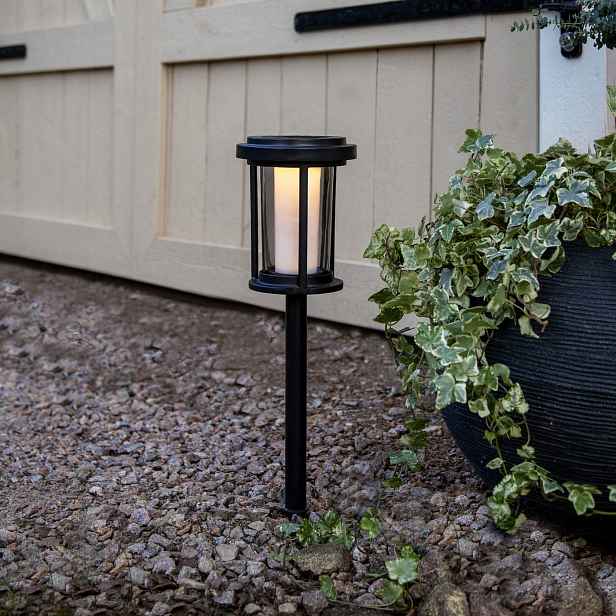 Solární LED osvětlení výška 44 cm Star Trading Alippa - černé