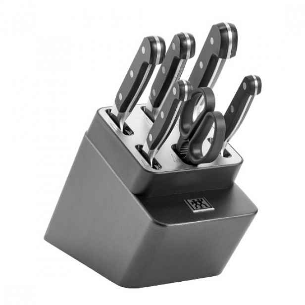 7dílná sada nožů s integrovaným brousicím modulem "ZWILLING Pro", Ash