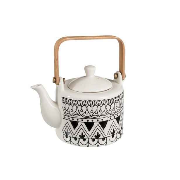 Konvička na čaj Mono Boho - 17*12*12cm J-Line by Jolipa