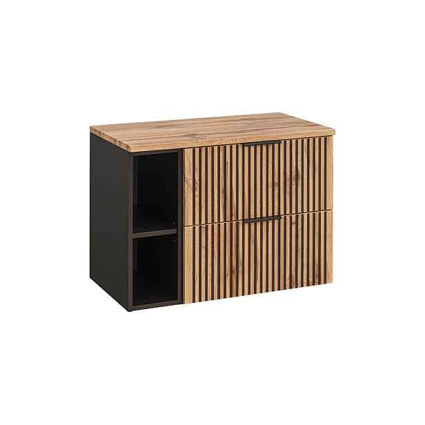 ArtCom Koupelnová skříňka s deskou XILO D80/1 | 80 cm