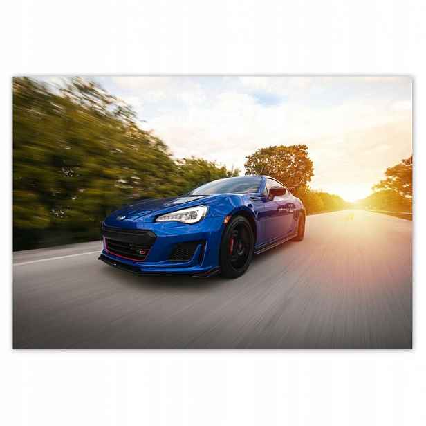 Fototapety 152x104 Automobilový průmysl Modré auto