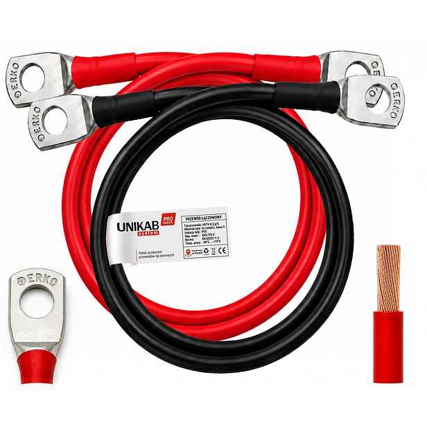 Kabel Lgy 16mm2 M8-M8 2x 120 cm
