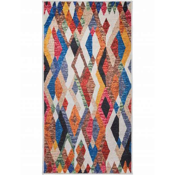 Koberec Moderní Mexico 50x120 cm Geometrický Vícebarevný do Kuchyně