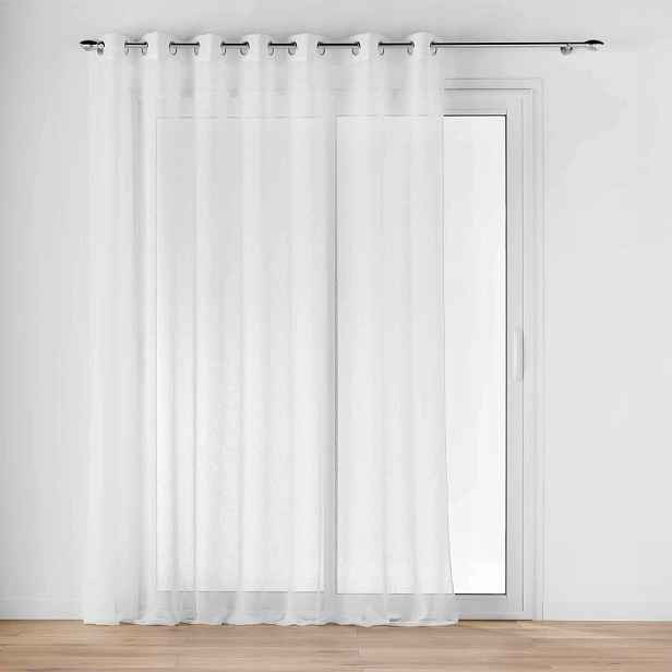 Záclona Bílá S Průchodkami Elegantní Cmcarlin 240 X 240 CM