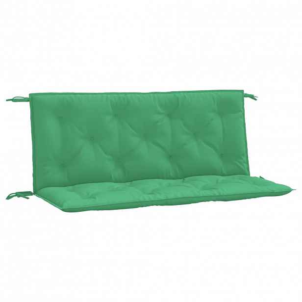 vidaXL Podušky na zahradní lavici 2 ks zelené 120x50x7 cm látka oxford