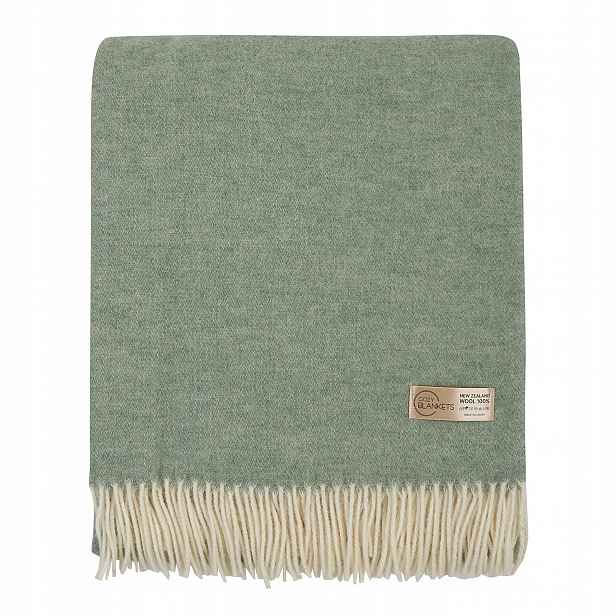 Vlněná Deka teplá měkká 100% vlna přehoz deky 190x220 Cozy Blankets