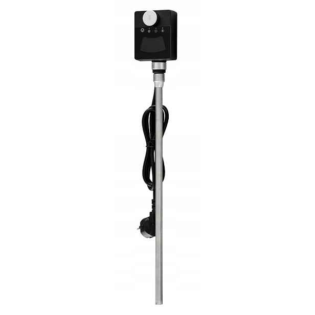 Elektrický Ohřívač Push 400 W Pro Koupelnový Radiátor, Jednoduchý, Černý