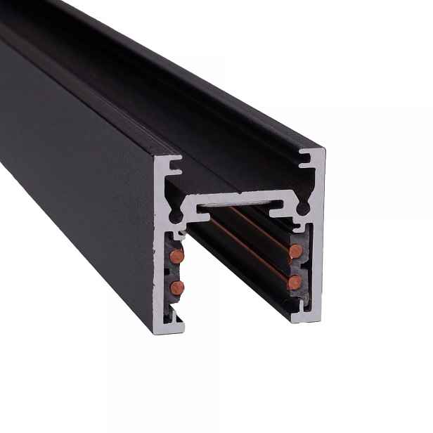 Magnetická nástěnná lišta Černá Nízká 1 m MT0011 MaxLight